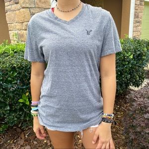 American Eagle Mens Gray Short Sleeve Size L